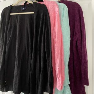 Lot of gap xl cardigans